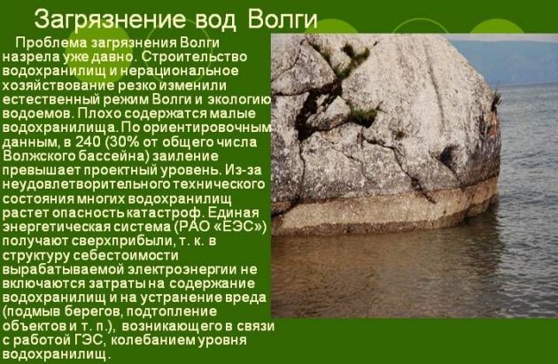 Загрязнение реки Волга