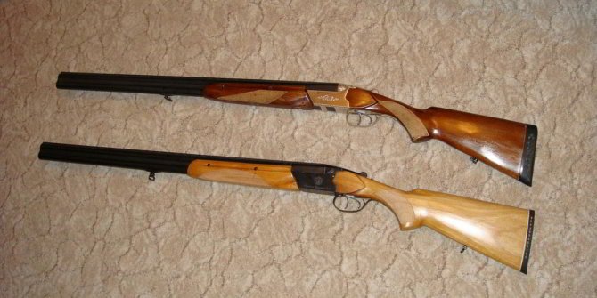 Два ствола ружья ТОЗ-34
