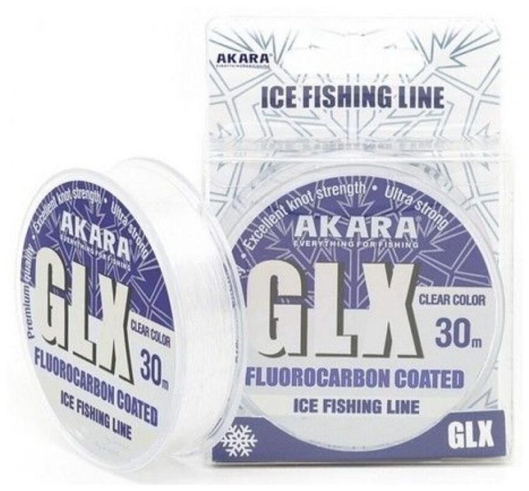 Леска из флюорокарбона AKARA GLX ICE Clear