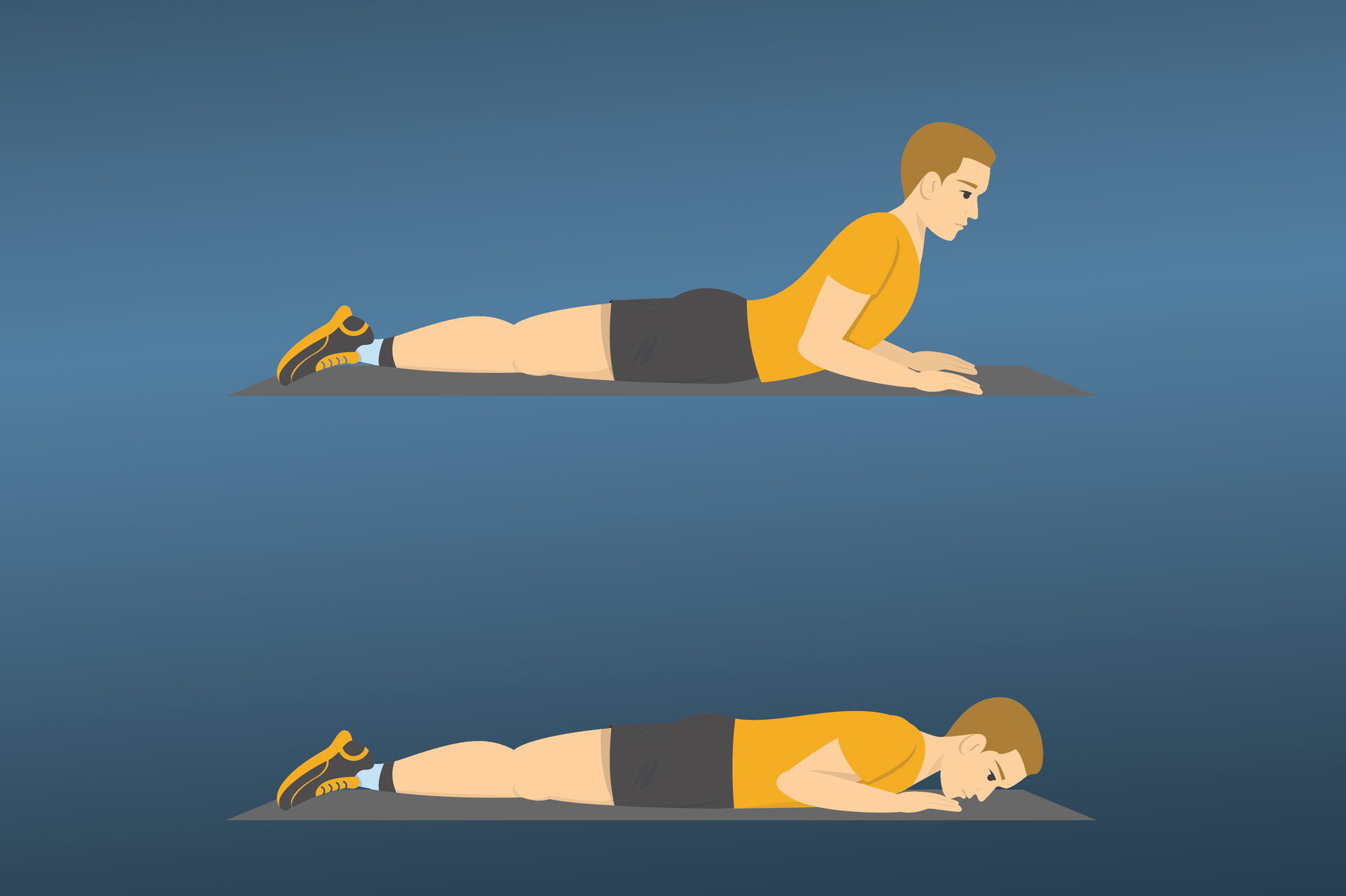 Упражнение на растяжку спины