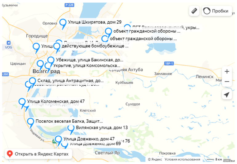 ТОП-30 бомбоубежищ Волгограда 2023: адреса, на карте как найти