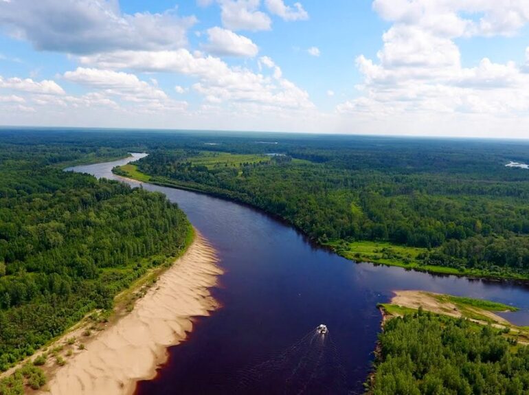 Река Обь в России